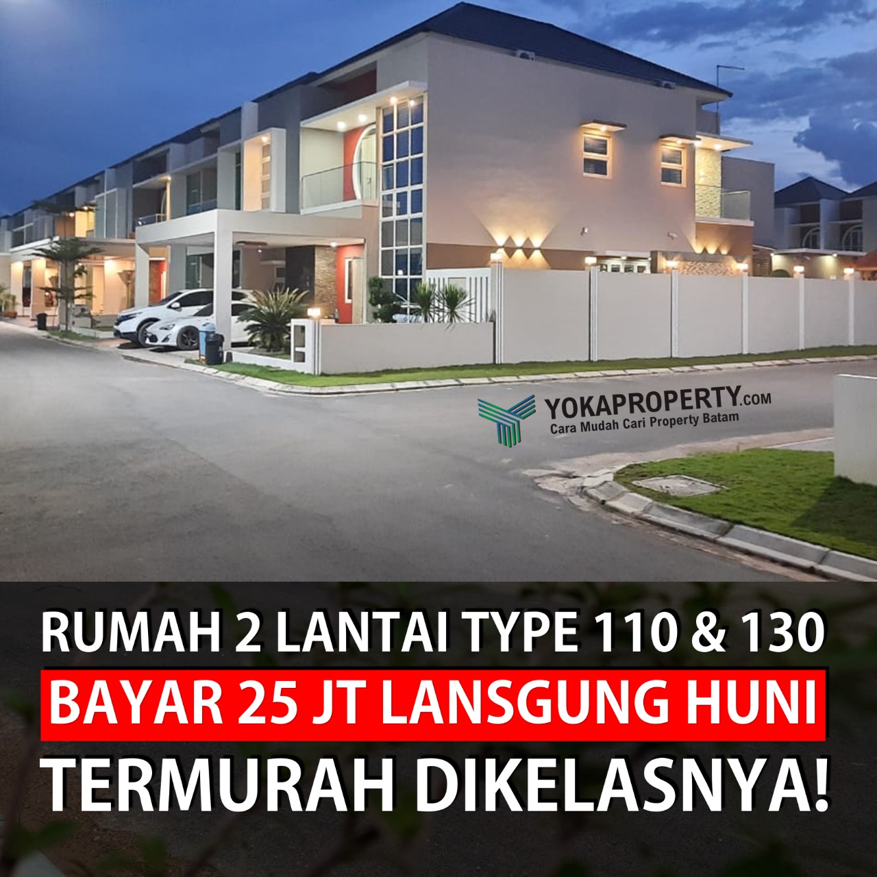 Bayar 25 Jt Langsung Huni! Lokasi STRATEGIS!